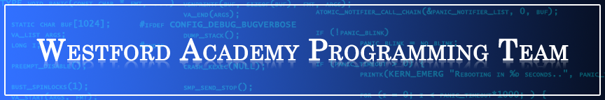 Westford Academy Programming Team